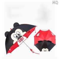 全新 兒童耳朵傘 透明窗兒童睛雨傘手動米妮米奇傘寶寶雨傘2-8歲 DEBF