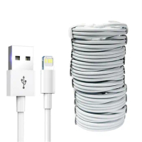 10PCS 1m 2m 3m USB Charging Data Sync Cable For Apple iPhone 12 11 PRO XS MAX XR 5S SE 6S 7 8 Plus iPad Mini Air2 Charger Line
