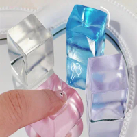 10 Pcs Mini Ice Cube Squishy Toys Release Stress Transparent Small Ice Block Pinch Children Squeezing Toy Birthday Gifts