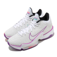 Nike 籃球鞋 Zoom Rize 2 EP 運動 男女鞋 氣墊 避震 包覆支撐 鴛鴦 情侶款 白 紫 CT1498100