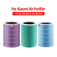 Xiaomi Air Filter For Xiaomi Air Purifier Mi 2/1/2S/3/ 3H/Pro Air Purifier H13 Carbon HEPA Filter Anti Bacteria Formaldehyde