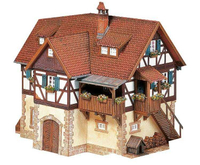 Mini 現貨 Faller 130266 HO規 Half-timbered house 半木結構的房子