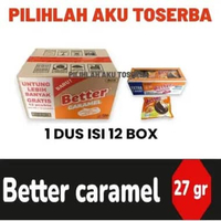 Biskuit Roma BETTER CARAMEL Sandwich kemasan BOX - ( HARGA 1 DUS )