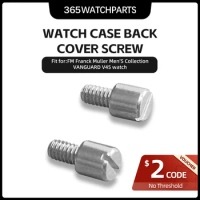 2 pcs/Set Steel Back Cover Screws for FM Franck Muller Men'S Collection VANGUARD V 45 Automatic Mechanical Watch
