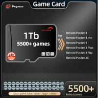 TF Game Card SSD For Retroid Pocket 4 Pro 3 Plus Flip 2S Portable Handheld Console Memory PS2 3DS Retro Games Pegasus G 2T 1T