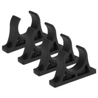 Pack of 4 Kayak Paddle Clips Plastic Paddle Oar Holder Clips Keeper for Outdoor Kayak Canoe Rowing Boat
