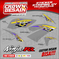 Decal Striping Ninja RR New Variasi Desain - Striping Transparan Ninja RR New- SNRR-UV