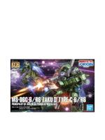 โมเดล HG 1/144 Zaku II Type C 6 R6 Gundam  รุ่น 1057576 สีหลากสี
