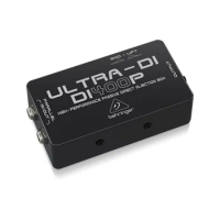 Behringer Ultra-DI DI400P High-Performance Passive DI-Box with ¼“ TRS and gold-plated XLR connectors for stage