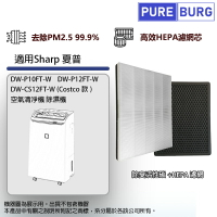 適用Sharp夏普DW-CS12FT(costco款) P10FT P12FT-W空氣清淨除濕機濾網