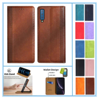 Case celular For samsung A7 2018 Phone Global Cover Book Skin Etui Samsung Galaxy A7 2018 A 7 2018 A72018 SM-A750F Leather Funda