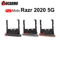 For Motorola Moto Razr 2022 5G SIM Card Tray MicroSD Slot Holder Replacement Parts