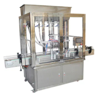 Automatic 8 Heads Liquid Detergent Filling Machine Capping Labeling Filling Line For 50Ml To 5000Ml Plastic Bottle
