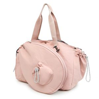 全城熱賣 - 大容量旅行包輕便輕運動健身包收納手提包運動健身包網球羽毛球包粉色