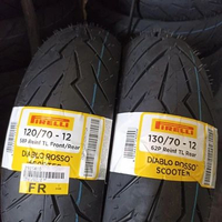 PAKET PIRELLI DIABLO ROSSO SCOOTER size 120/70 R 12 & 130/70 R 12