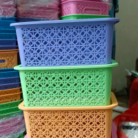 ISI 6 PCS Keranjang Tutup Serbaguna Souvenir Nikahan Hampers Wadah Kaos Kaki Wadah Berkat Hadiah Agu