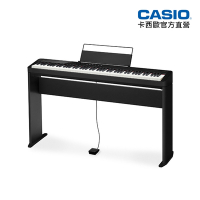 CASIO卡西歐原廠數位鋼琴 木質琴鍵PX-S5000黑色(含琴架+安裝+耳機+三踏板)