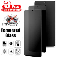 3Pcs Anti-Spy Privacy Tempered Glass For Motorola Moto G04 G04S G34 G64 G14 G54 G84 5G Screen Protector