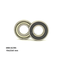 Bearing 6900 zz 6900 2rs, 10x22x6 mm, 6900zz, 69002rs, 69002z, High Quality Bearing Steel, Double Se