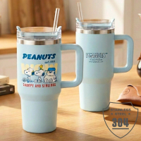 史努比|吸管保溫杯 巨無霸杯 大容量800ml