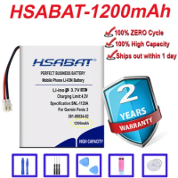 HSABAT Top Brand 100% New 1200mAh 361-00034-02 Battery for Garmin Fenix 3,Fenix 3 HR Fenix3 GPS sports watch in stock