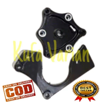 TERLARIS ADAPTOR CAKRAM BELAKANG + BRAKET KALIFER YAMAHA AEROX 155 IMPORT TEBAL
