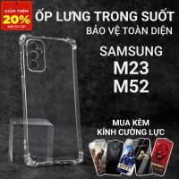 Ốp lưng cho Samsung Galaxy M23/ M52 trong suốt chống sốc cho điện thoại