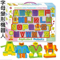 字母機器人 教育字母機器人 字母遊戲 變形英文機器人 A-Z機器人 變型機器人玩具【塔克】