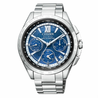 CITIZEN星辰錶 CC9010-66L 時尚白鈦合金GPS衛星對時光動能腕錶/藍面44mm｜樂天全館特惠中★指定刷卡回饋10%