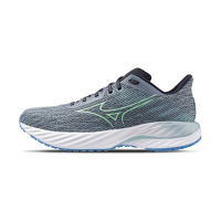 Mizuno Wave Inspire 21 男鞋 超寬楦 灰藍綠色 支撐 波浪片 運動 慢跑鞋 J1GC2545-01