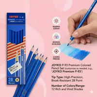 JOYKO PENSIL 2B P-93 (PAK) / JOYKO P-93 / PENSIL 2B JOYKO (1 PAK ISI 12 PCS)