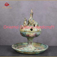 Chinese Han Dynasty Incense Burner Shaped Bronzes, Royal Special, Household Items, Ornaments Exquisite Handicraft Collections,