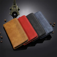 For OPPO A79 5G CPH2553 Case PU Leather Magnetic Pluggable Card Case OPPO A79 5G Mobile Wallet Self-Adsorption