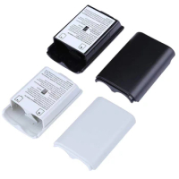 500Pcs Black &amp; white Battery Case Cover Shell For Xbox 360/xbox360 Wireless Controller Rechargeable Battery Case Fast Ship