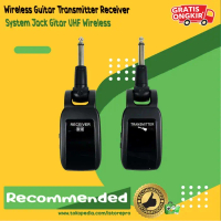 WIRELESS GUITAR TRANSMITTER RECEIVER SYSTEM JACK GITAR UHF WIRELESS - HOPE ONE