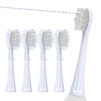 Replacement Flossing Toothbrush Heads with Covers for waterpik Sonic Fusion SF01/SF02 and Sonic Fusi