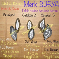 Cetakan Nastar Daun / Cetakan Kue Kering Daun Aluminium Press Surya AntiqueSeller