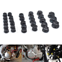 pit bike nuts motorbike engine frame decal scooter screw cap cover for honda yamaha KTM moto bolt decal motorcycle accessories