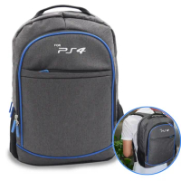 For PS4 / PS4 Pro Slim Game Sytem Backpack Bag For PlayStation 4 Console Backpack Protect Shoulder Carry Bag Handbag Canvas Case