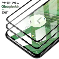 Oleophobic Tempered Glass Screen Protector For Google Pixel 7 Full Cover Premium Protective Glass