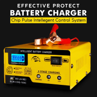 BAYAR DI TEMPAT Casan Aki Mobil Motor 12 dan 24 Volt 200AH 250 Watt Cas Otomatis Carger Battery Auto
