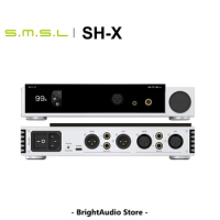 SMSL SH-X Headphone Amplifier AMP JAS Hi-Res Audio Low Noise OP-Amplifier Switchable 3 Gain High Output Power