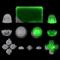Full Set Glow in the Dark Buttons Cap Replacement Parts for PS4 Controller Round Game Joystick Mobile Phone Rocker For