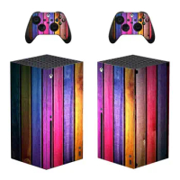 Wood Style Skin Sticker Decal Cover for Xbox Series X Console and 2 Controllers Xbox Series X Skin Sticker Vinyl
