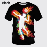 2026 คําสั่งทํารูปใส่เสื้อฟีฟ่าย 2XS-6XL ขนาดใหญ่Men's round-neck T-shirt, new sports, Badminton, 3D