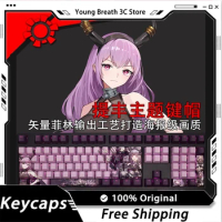 Custom Arknights Typhon Hentai Keycaps Mechanical keyboard kit Keycap Kawaii Light Transmission Keycap Set PC Gamer Accessories