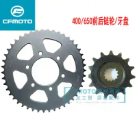 for Cfmoto Original Motorcycle Gt400nk650tr State Guest Front and Rear Sprocket Chain Tooth Disc Size Fly Back Gear