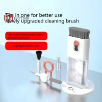 10 In 1 Cleaner Brush Kit For Earphone Phone Tablet Laptop Keyboard Screen Cleaning Tools Wipe Cloth Cleaning Pen For Earphones