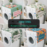 2021 Nordic Washing Machine Cover Green Af Washing
