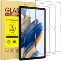 For Samsung Galaxy Tab A8 Screen Protector 10.5 Inch 3 Pack Tempered Glass Screen Protector For Galaxy Tab A8 2022 Anti-Scratch